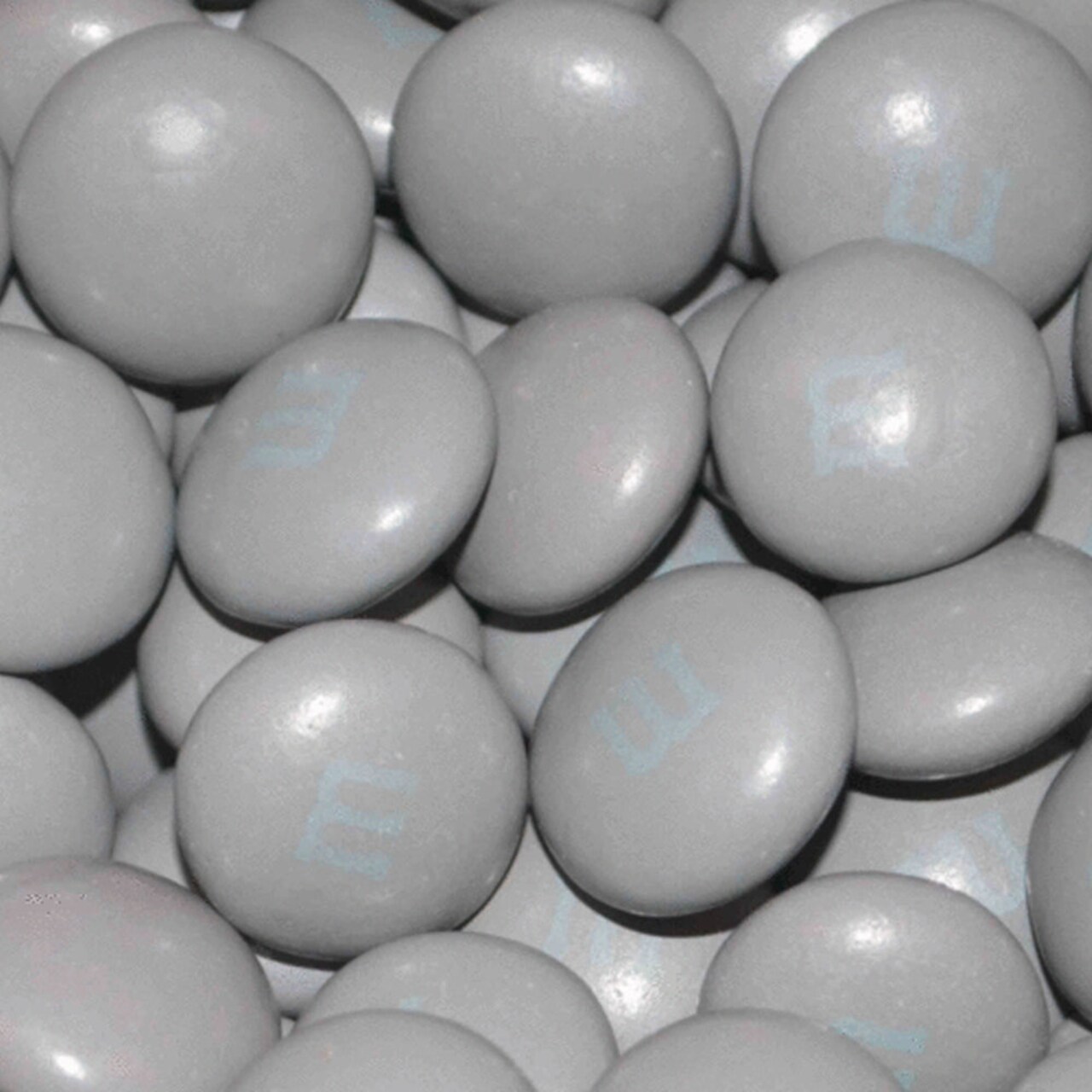 750 Pcs Silver M&M's Candy Milk Chocolate (1.5lb, Approx. 750 Pcs)